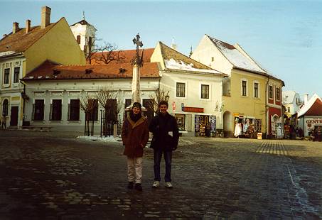 Soren and Andres in Szentendre